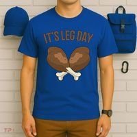 It’s Leg Day Vintage Thanksgiving Fall Workout Gift T-Shirt thumb 6