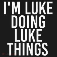 IM Luke Doing Luke Things Funny Birthday Name Gift Idea Women's Tank Top thumb 5