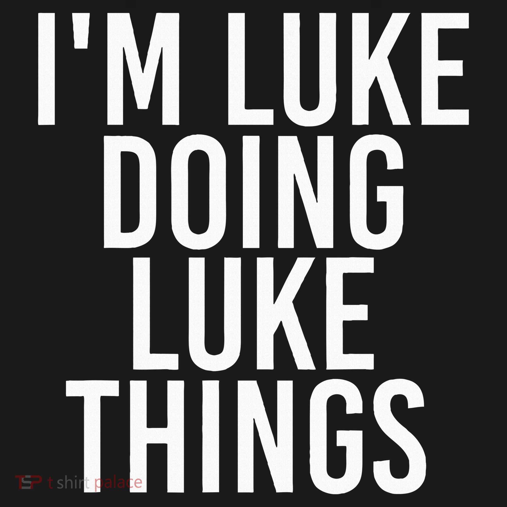 IM Luke Doing Luke Things Funny Birthday Name Gift Idea Visor
