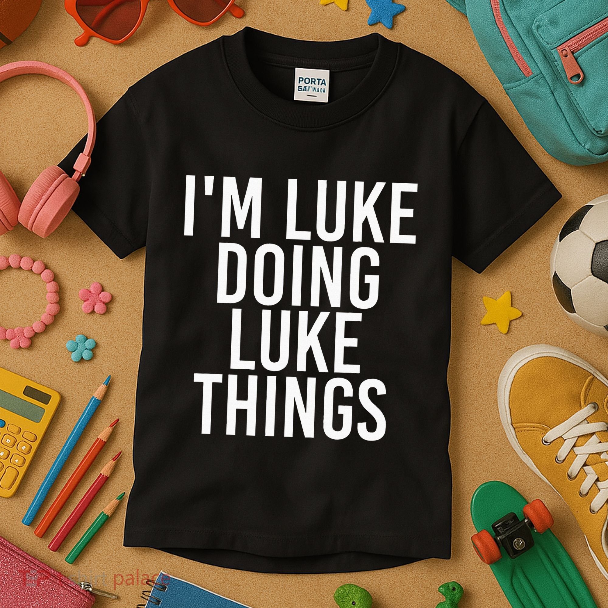 IM Luke Doing Luke Things Funny Birthday Name Gift Idea Kids T-Shirt
