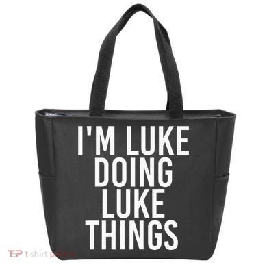 IM Luke Doing Luke Things Funny Birthday Name Gift Idea Tote Bag
