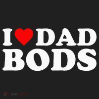 I Love Dad Bods Golf Towel thumb 3