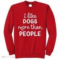 I Like Dogs More Than People Sweatshirt thumb 0