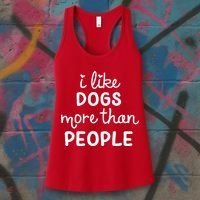 I Like Dogs More Than People Women's Tank Top thumb 3
