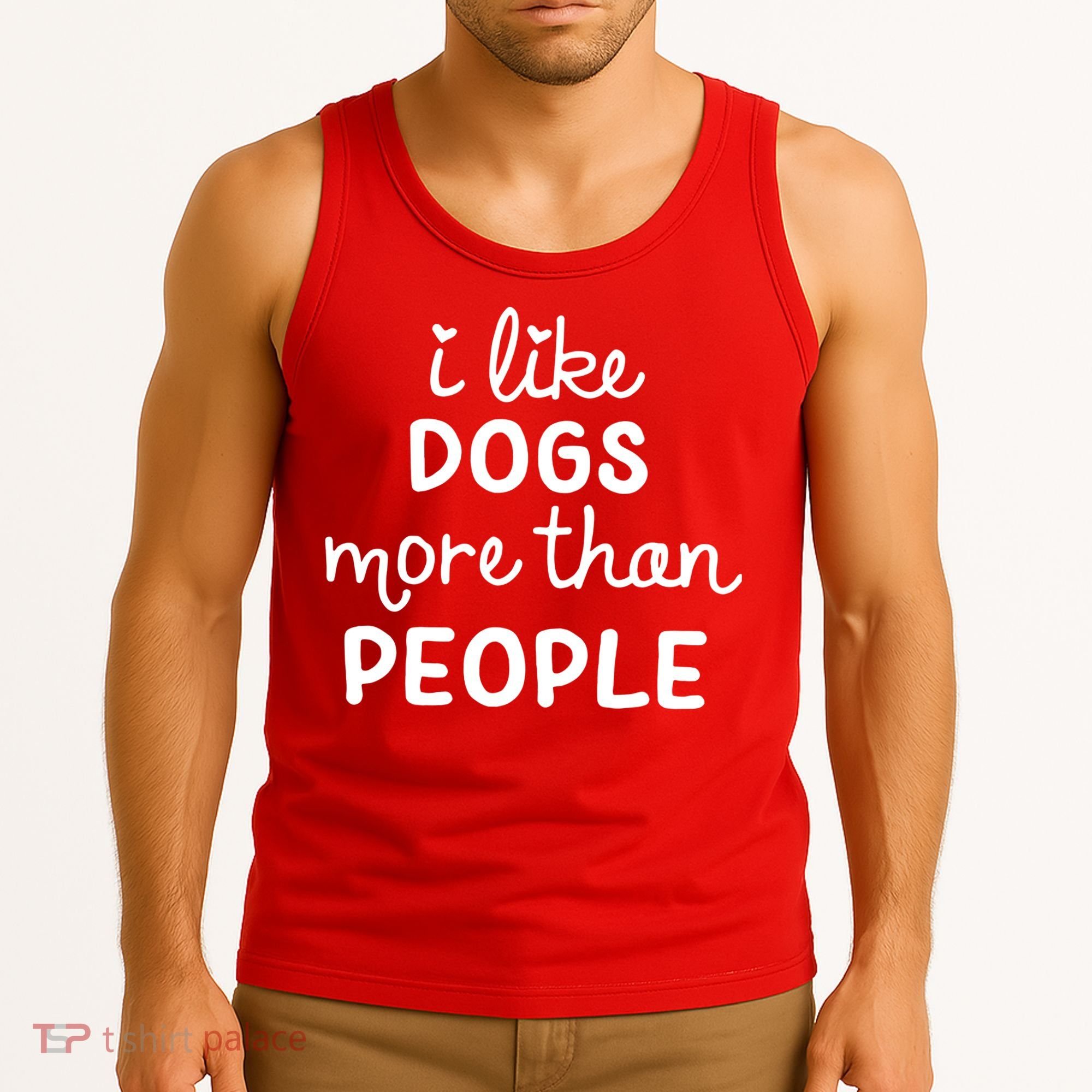 I Like Dogs More Than People Tank Top