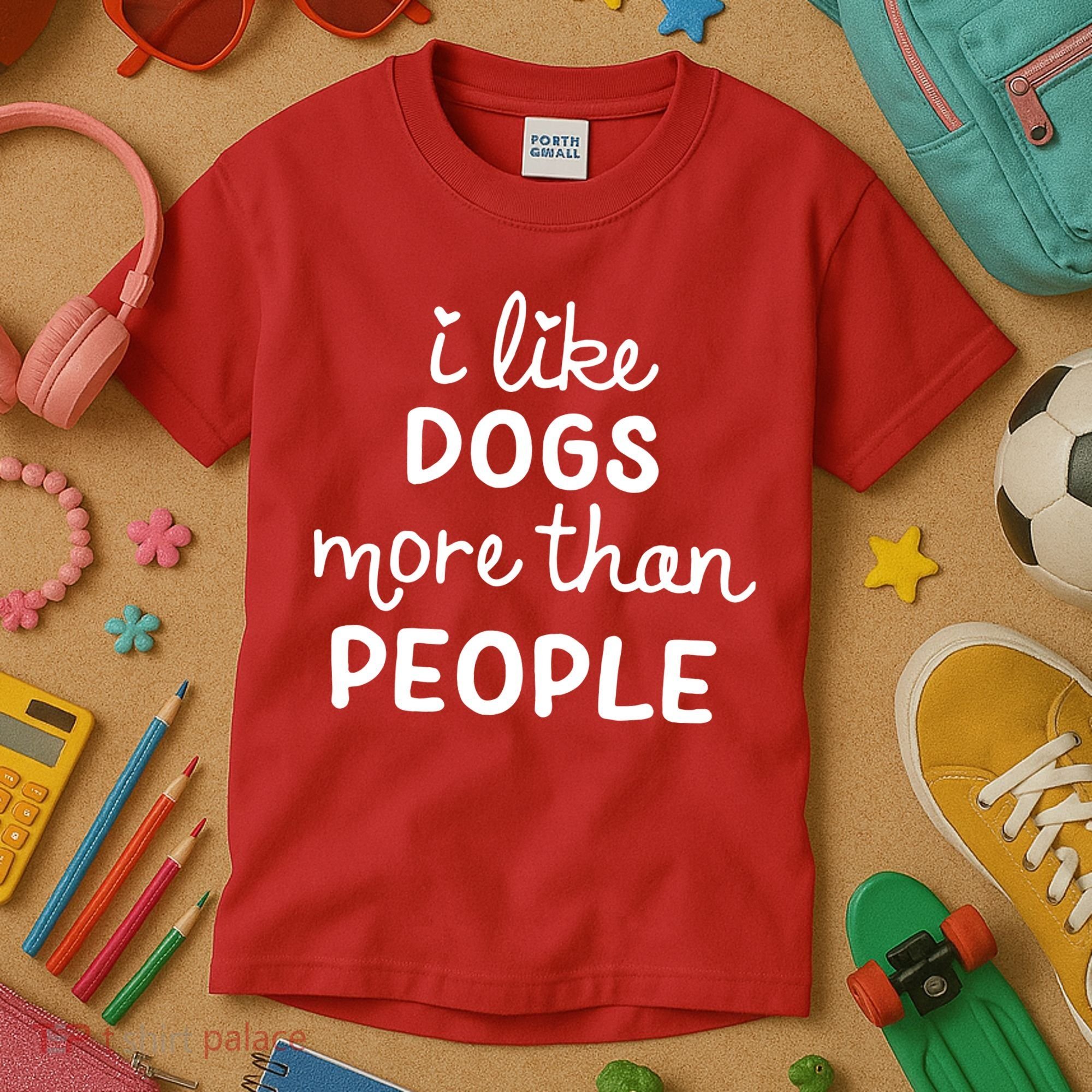 I Like Dogs More Than People Kids T-Shirt