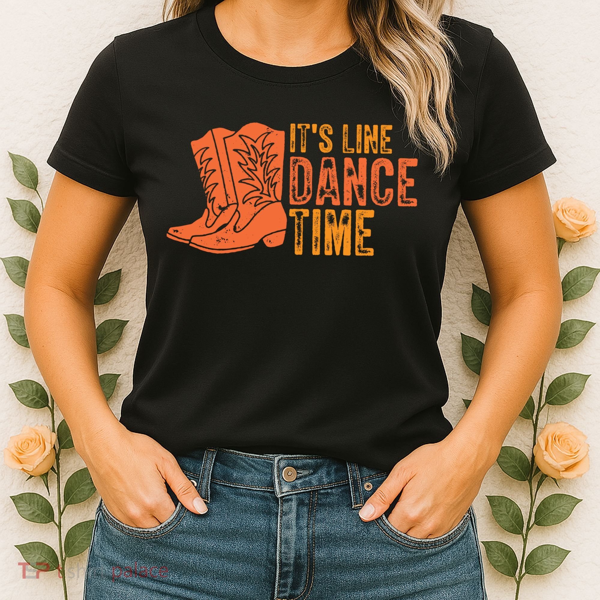It's Line Dancing Time T S Women's T-Shirt
