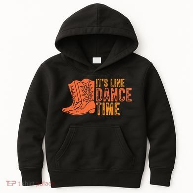It's Line Dancing Time T S Kids Hoodie