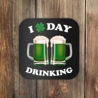 I Love Day Drinking St Patrick's Day Party Coaster thumb 0