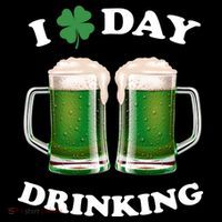 I Love Day Drinking St Patrick's Day Party Coaster thumb 2