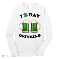 I Love Day Drinking St Patrick's Day Party Long Sleeve Shirt thumb 0