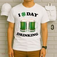 I Love Day Drinking St Patrick's Day Party T-Shirt thumb 6