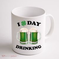I Love Day Drinking St Patrick's Day Party Coffee Mug thumb 1