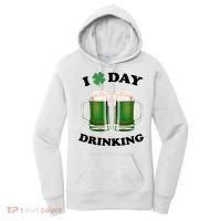 I Love Day Drinking St Patrick's Day Party Women's Hoodie thumb 0