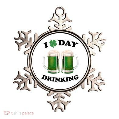I Love Day Drinking St Patrick's Day Party Ornament