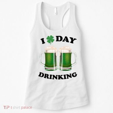 I Love Day Drinking St Patrick's Day Party Women's Tank Top