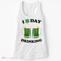 I Love Day Drinking St Patrick's Day Party Women's Tank Top thumb 0