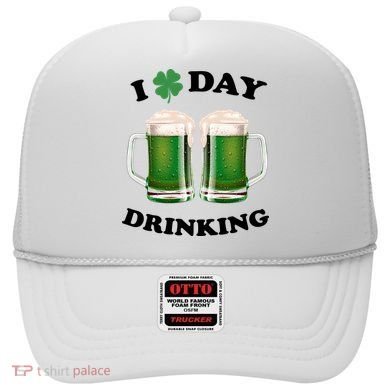 I Love Day Drinking St Patrick's Day Party Hat