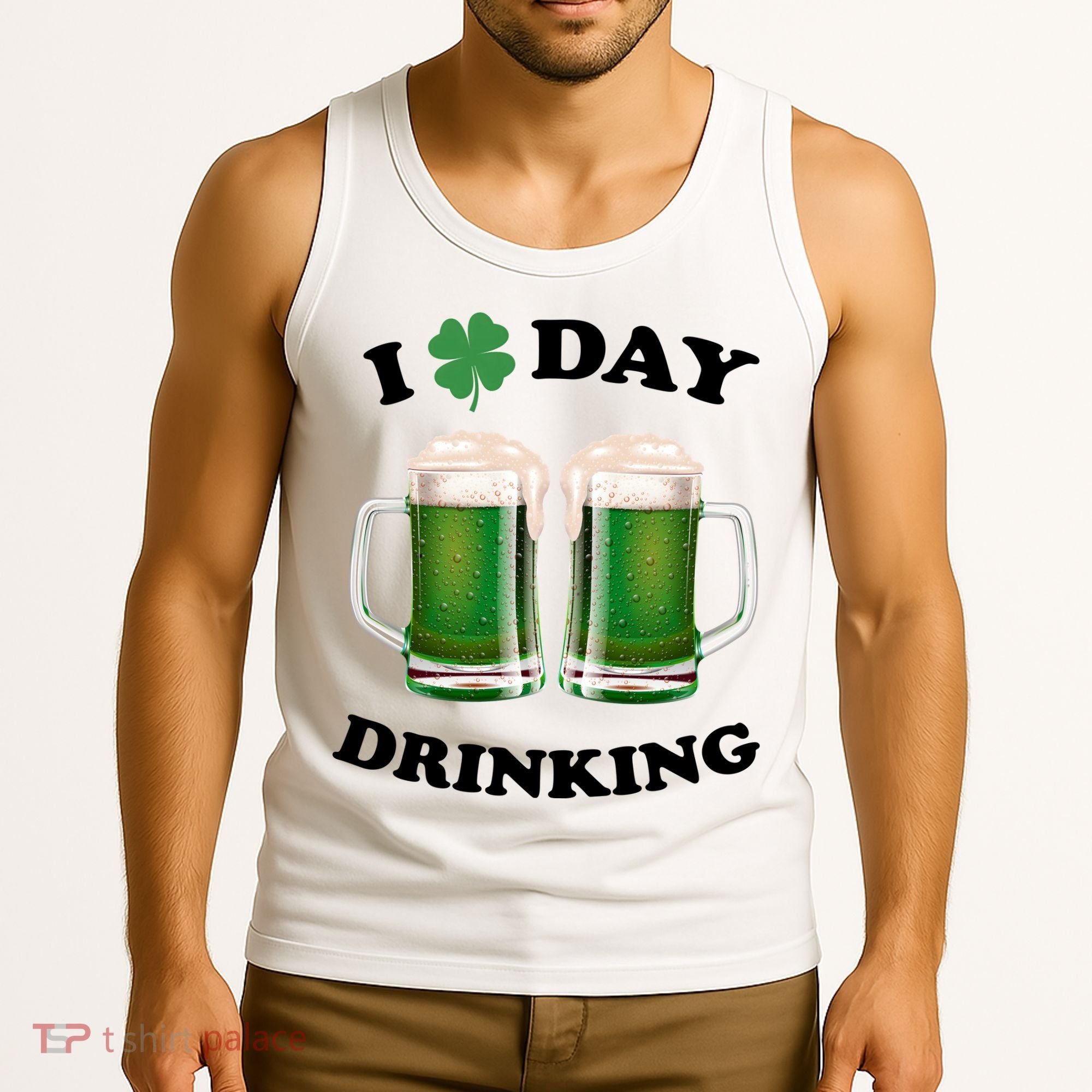 I Love Day Drinking St Patrick's Day Party Tank Top