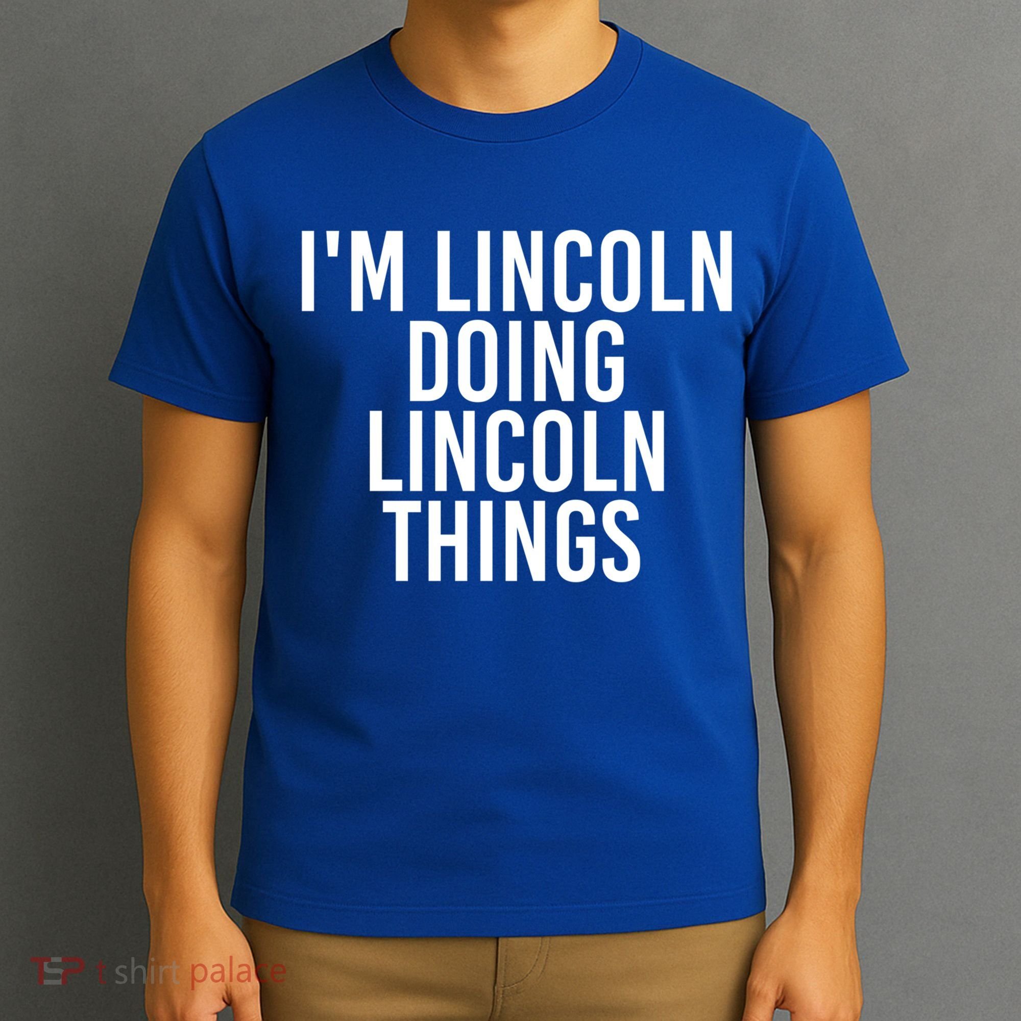 I'm Lincoln Doing Lincoln Things Funny Birthday Gift Idea Gift T-Shirt
