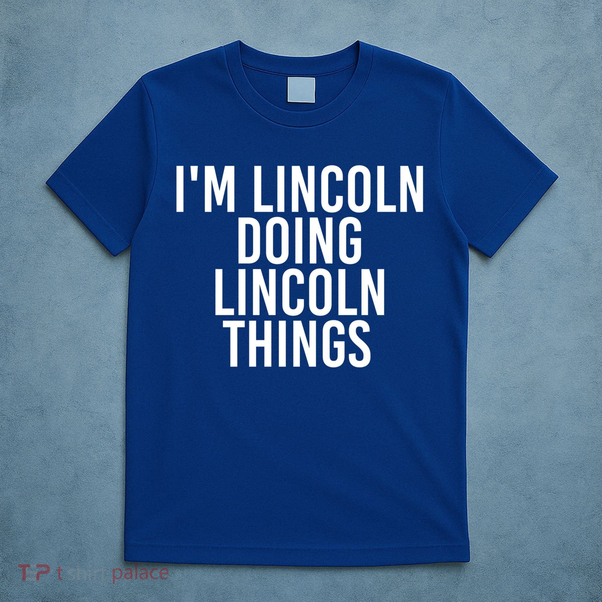I'm Lincoln Doing Lincoln Things Funny Birthday Gift Idea Gift T-Shirt