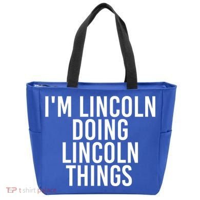 I'm Lincoln Doing Lincoln Things Funny Birthday Gift Idea Gift Tote Bag