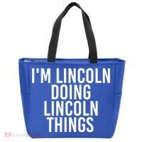 I'm Lincoln Doing Lincoln Things Funny Birthday Gift Idea Gift Tote Bag thumb 0