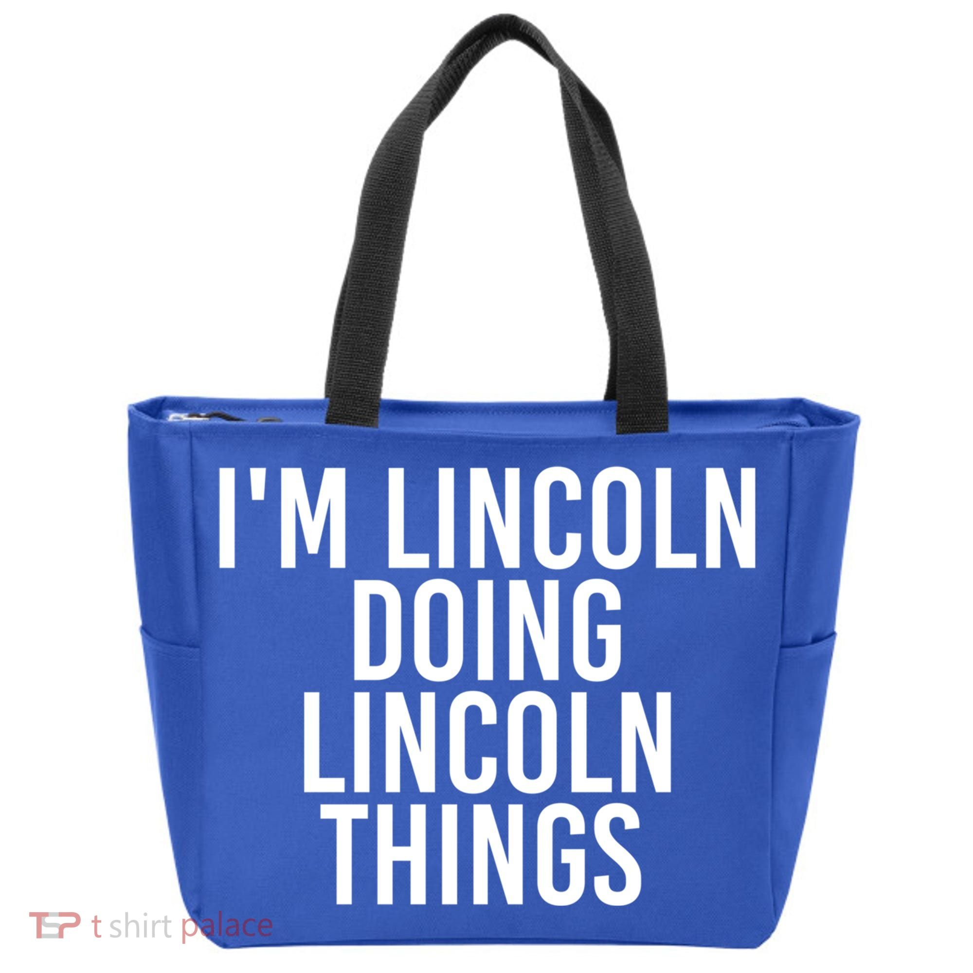 I'm Lincoln Doing Lincoln Things Funny Birthday Gift Idea Gift Tote Bag