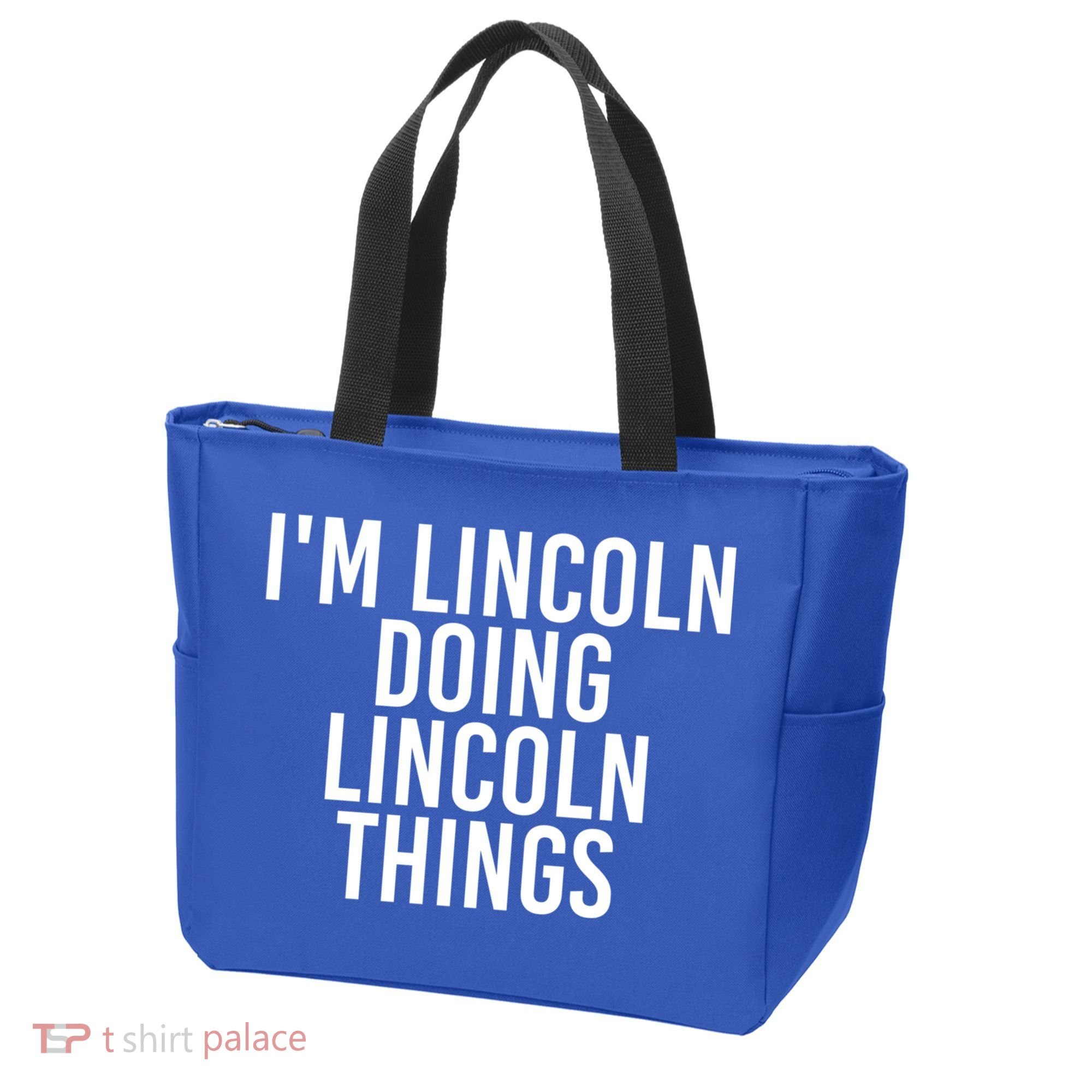I'm Lincoln Doing Lincoln Things Funny Birthday Gift Idea Gift Tote Bag