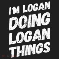 IM Logan Doing Logan Things Personalized Name Logan Gifts Women's Sweatshirt thumb 2