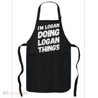 IM Logan Doing Logan Things Personalized Name Logan Gifts Apron thumb 0