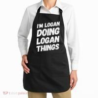 IM Logan Doing Logan Things Personalized Name Logan Gifts Apron thumb 2