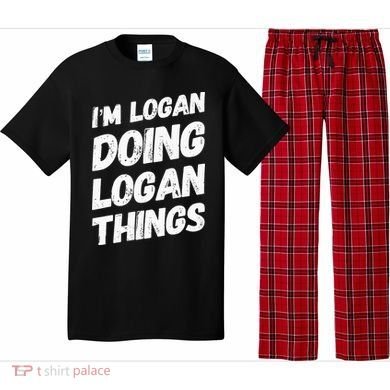 IM Logan Doing Logan Things Personalized Name Logan Gifts Pajama Set