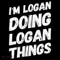 IM Logan Doing Logan Things Personalized Name Logan Gifts Toddler Hoodie thumb 2