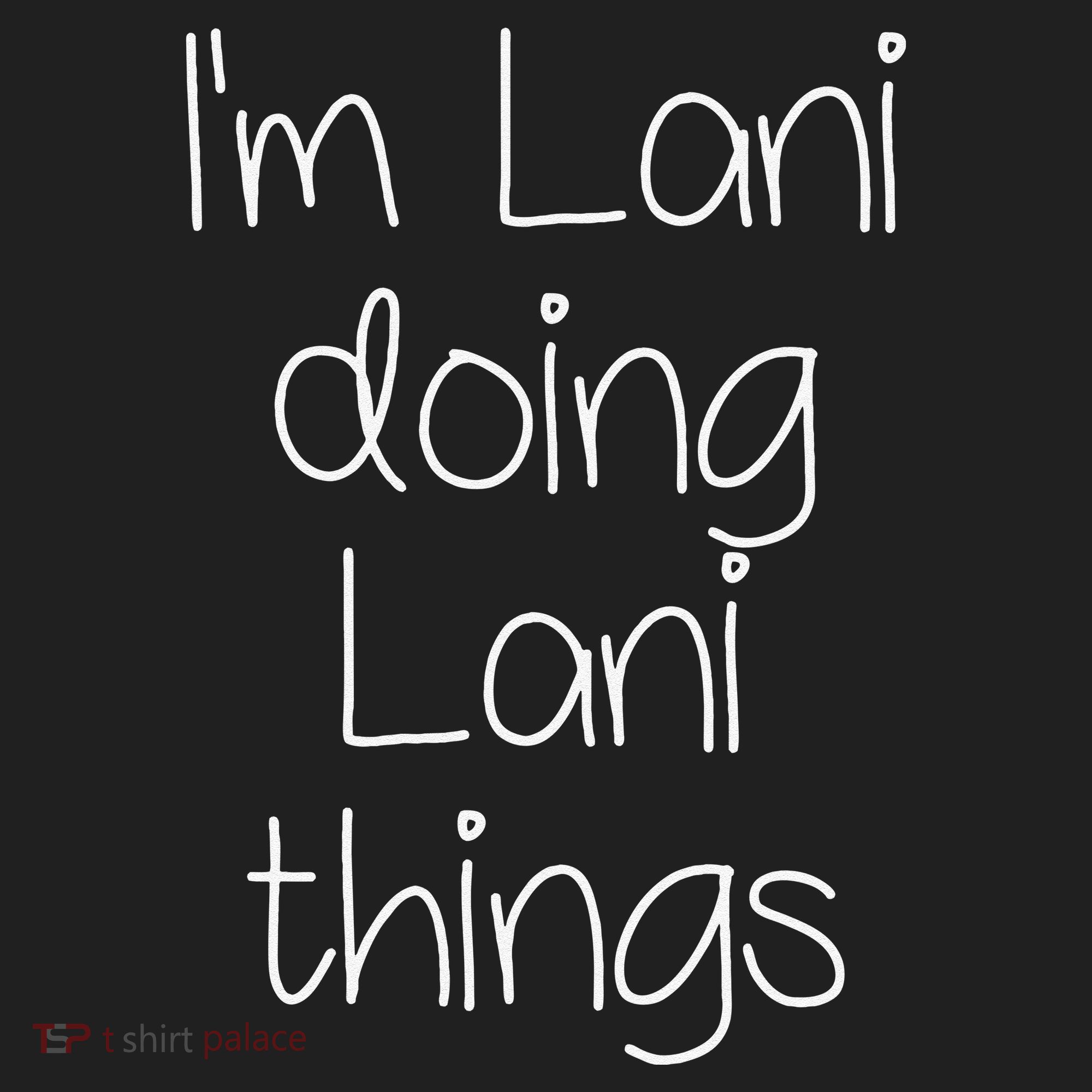I'm LANI Doing Funny Things Women Birthday Name Gift Idea Beanie