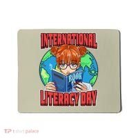 International Literacy Day September 8th Teacher Reading Mousepad thumb 0