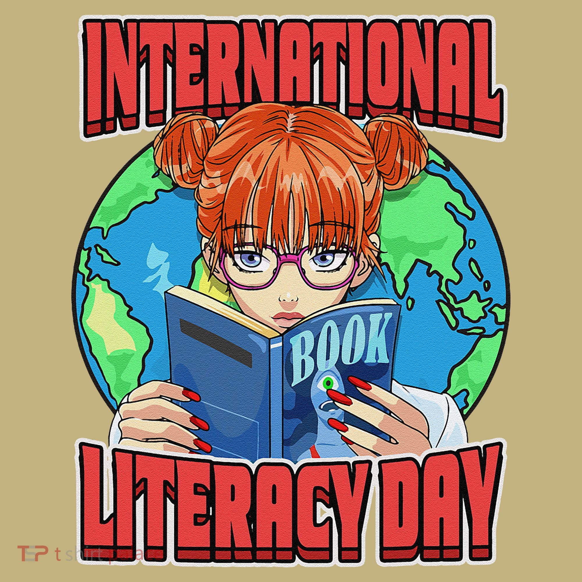 International Literacy Day September 8th Teacher Reading Mousepad
