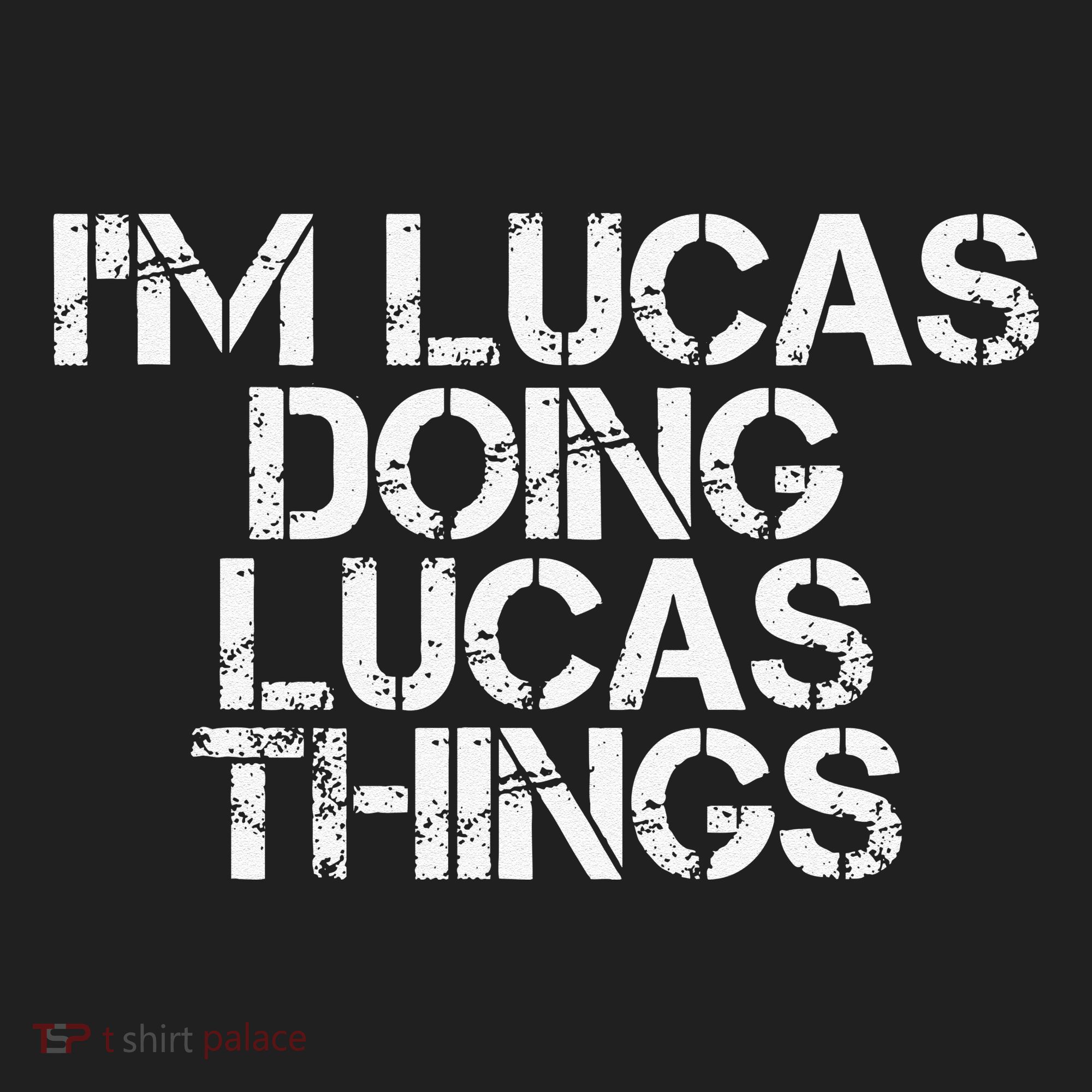 I'M LUCAS DOING LUCAS THINGS Funny Birthday Name Gift Idea Beanie