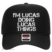 I'M LUCAS DOING LUCAS THINGS Funny Birthday Name Gift Idea Hat thumb 0