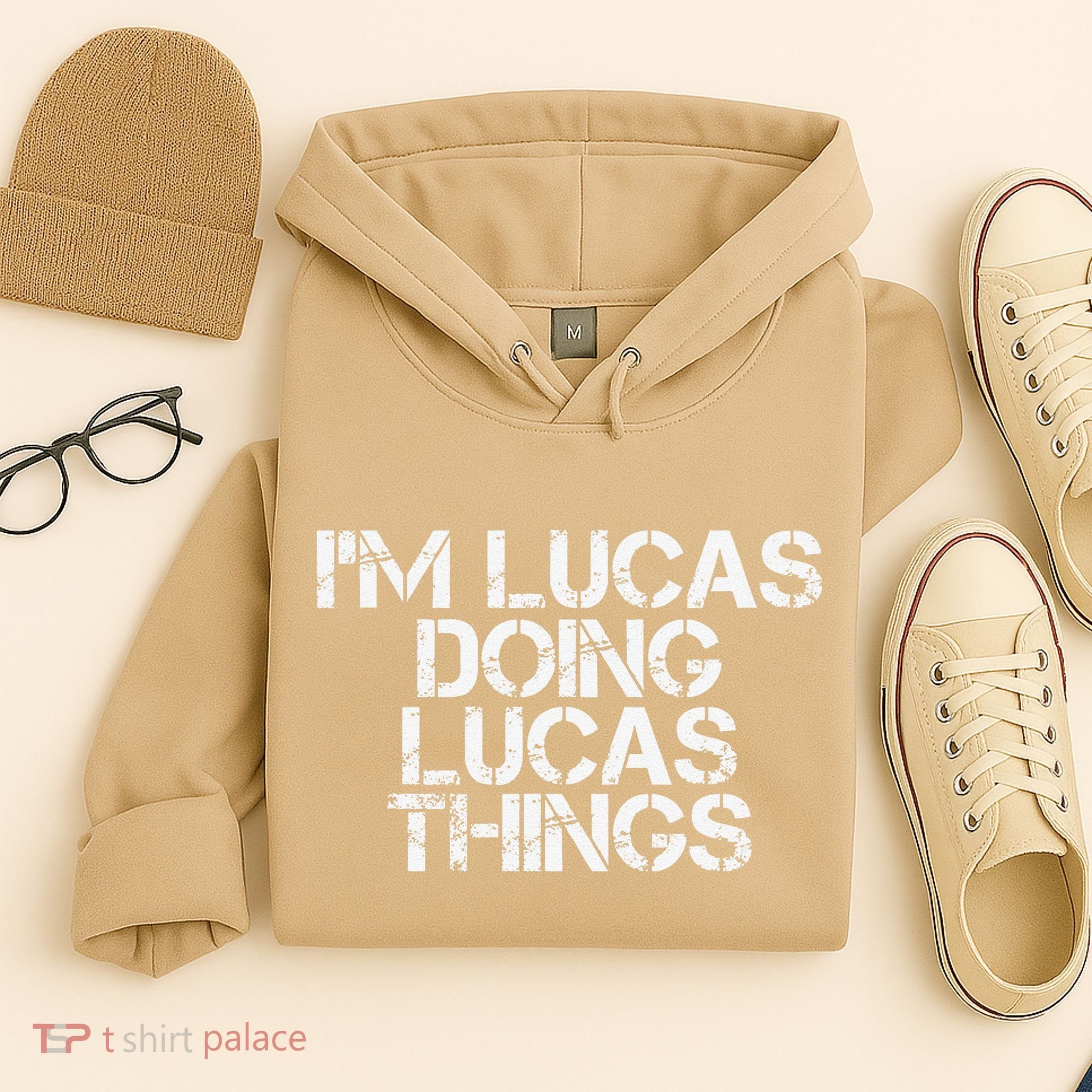 I'M LUCAS DOING LUCAS THINGS Funny Birthday Name Gift Idea Hoodie