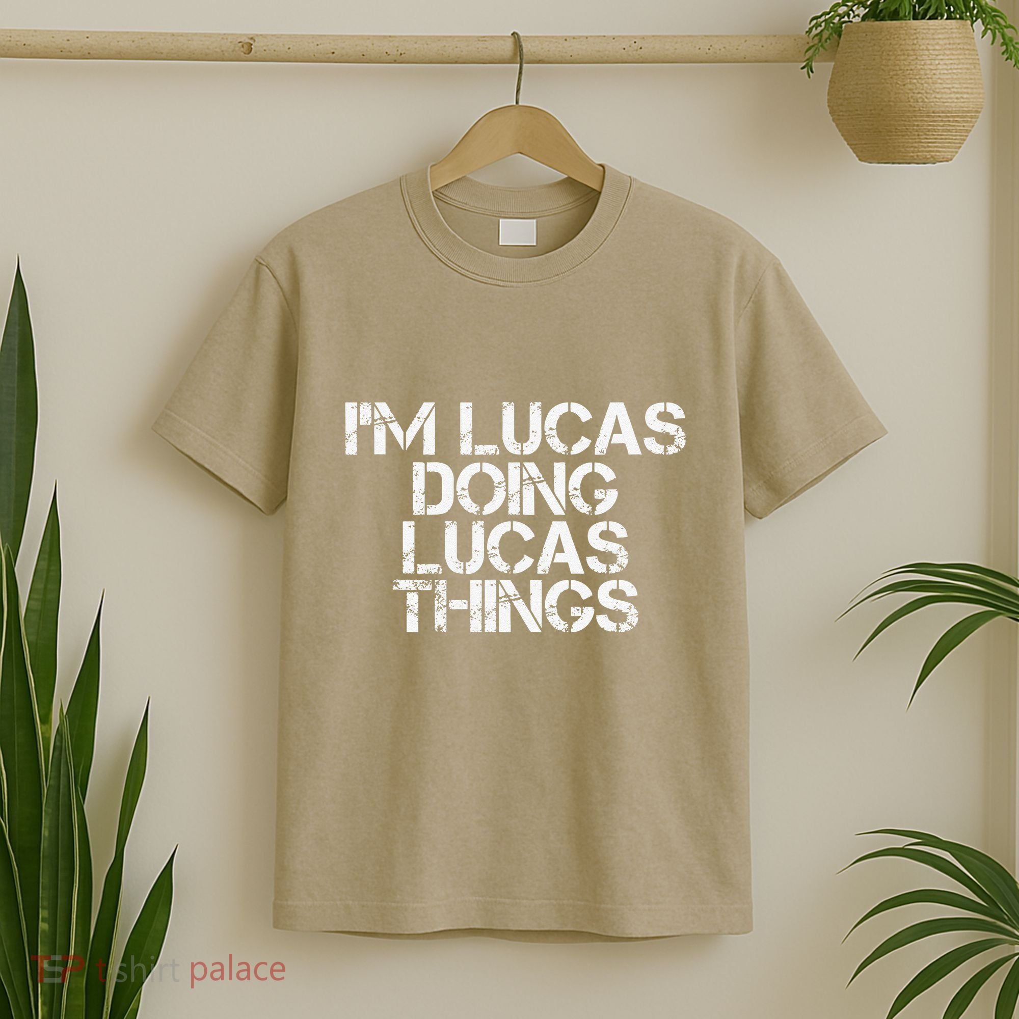 I'M LUCAS DOING LUCAS THINGS Funny Birthday Name Gift Idea T-Shirt