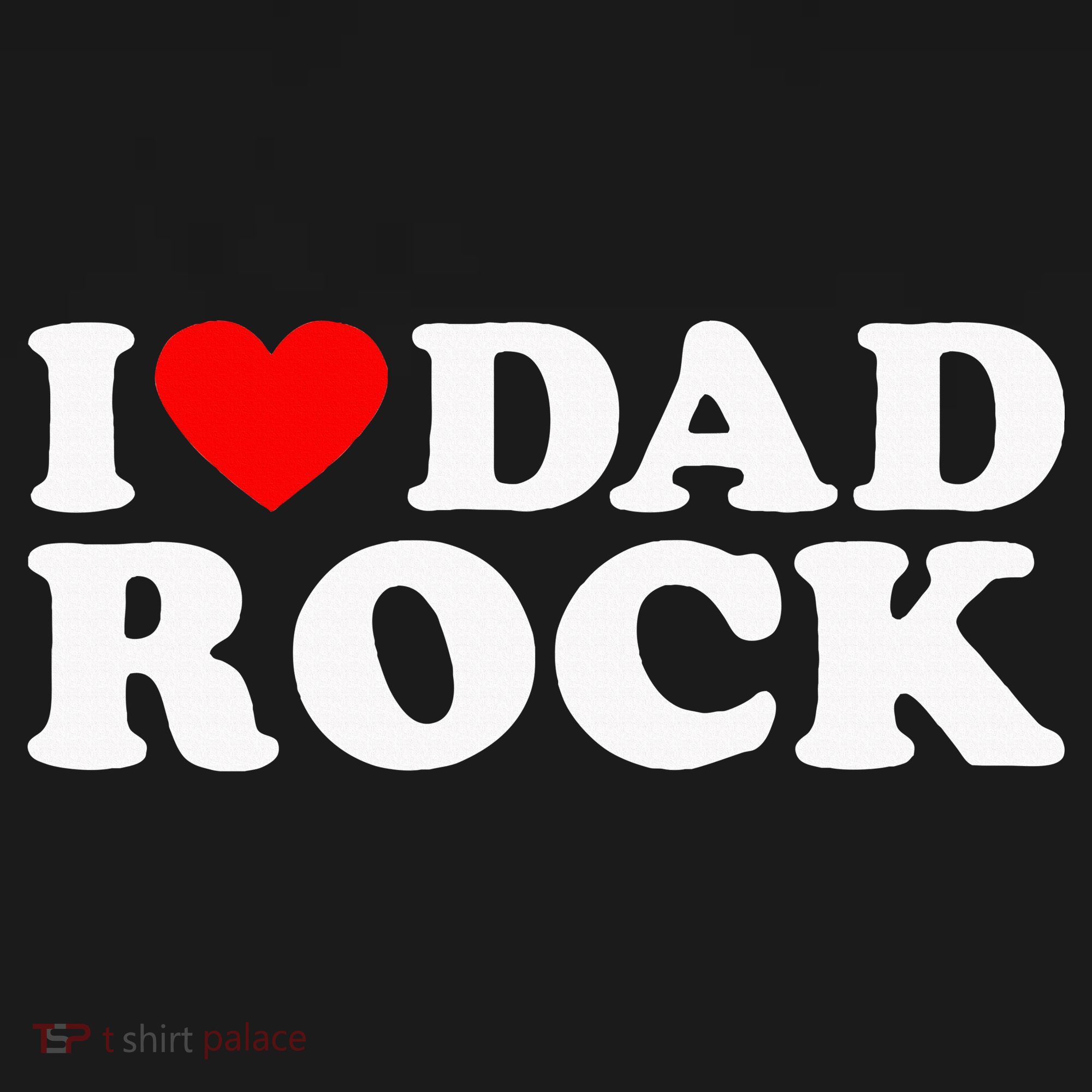 I Love Dad Rock Funny Old Classic Music Humor Statement Women's Hoodie