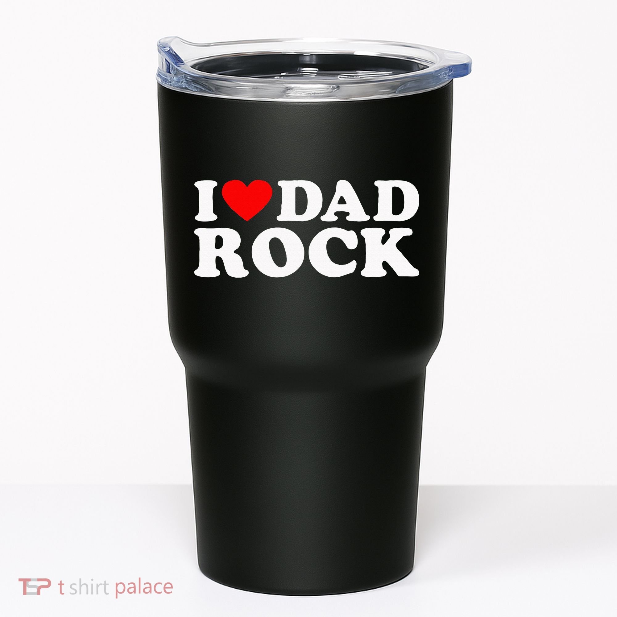 I Love Dad Rock Funny Old Classic Music Humor Statement Tumbler