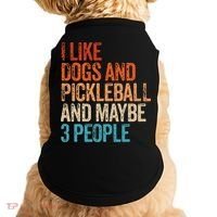I Like Dogs Pickleball And Maybe 3 People Doggie Tank thumb 0