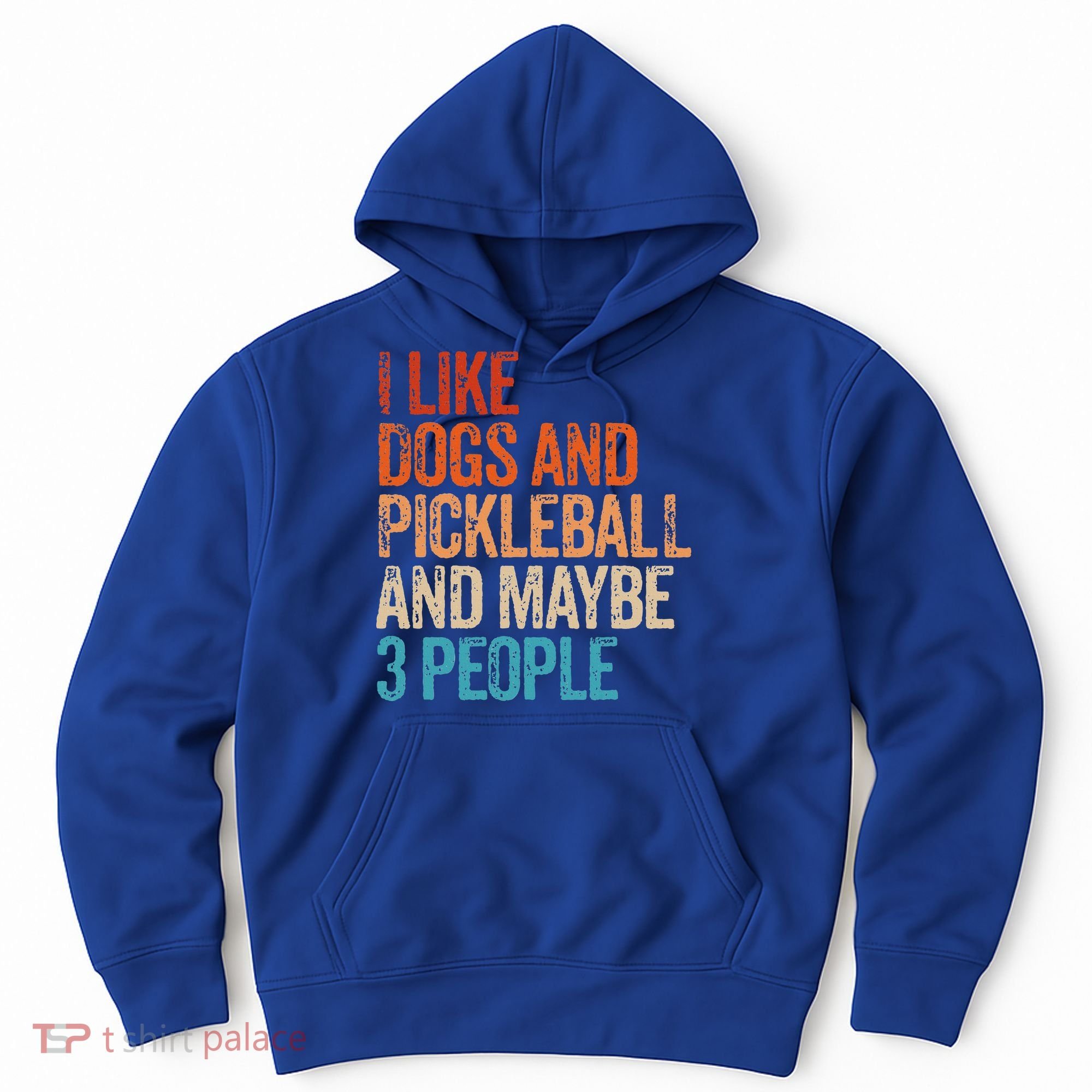 I Like Dogs Pickleball And Maybe 3 People Hoodie