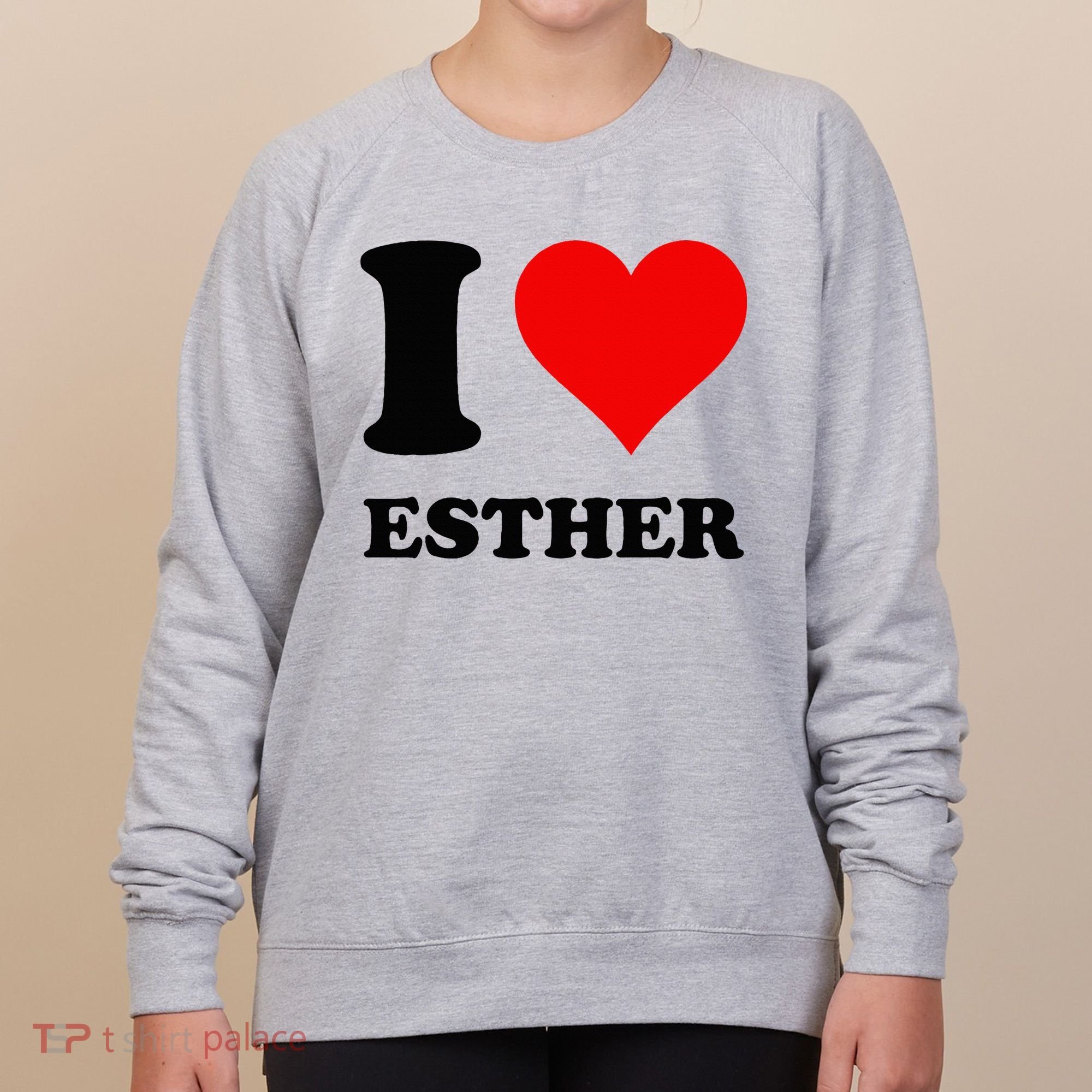 I Love Esther Women's Sweatshirt