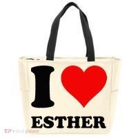 I Love Esther Tote Bag thumb 0