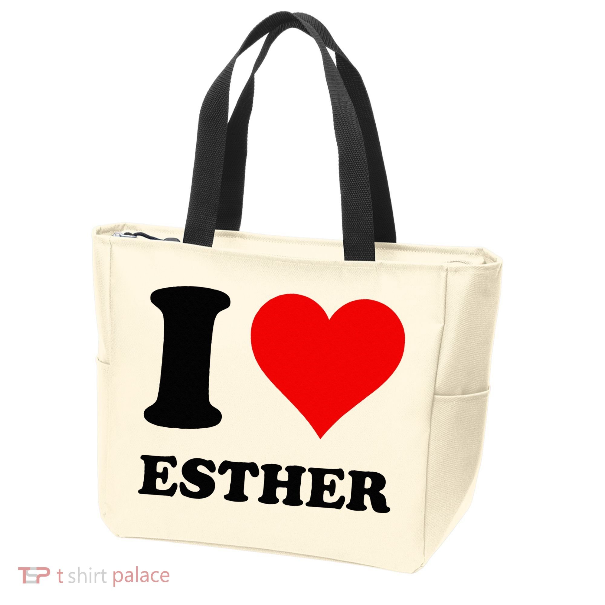 I Love Esther Tote Bag