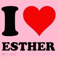 I Love Esther Coaster thumb 2