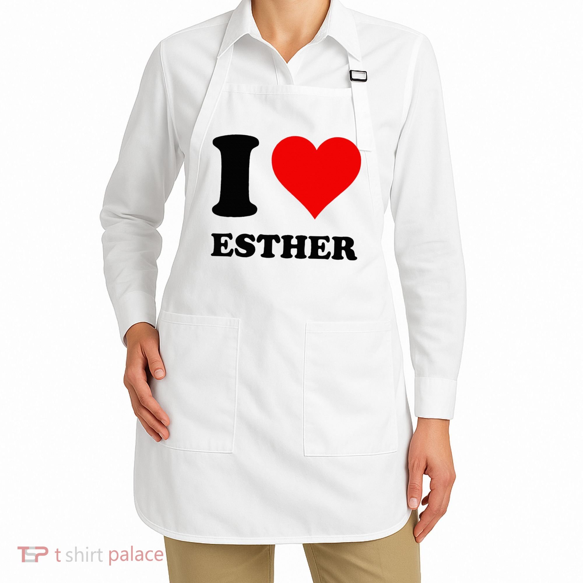 I Love Esther Apron